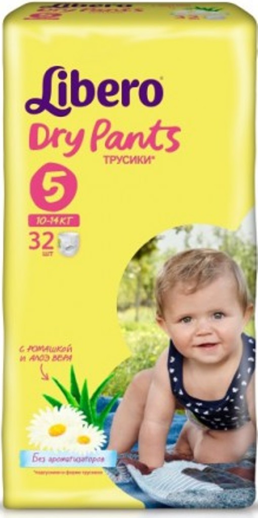 Трусики Libero Dry Pants 10-14 кг 32 шт