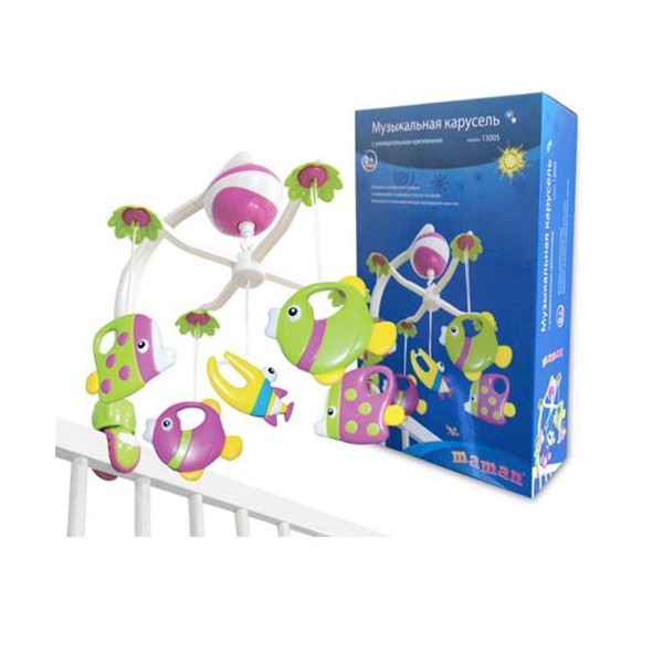 Детский мобиль на кроватку Maman Рыбки 13005