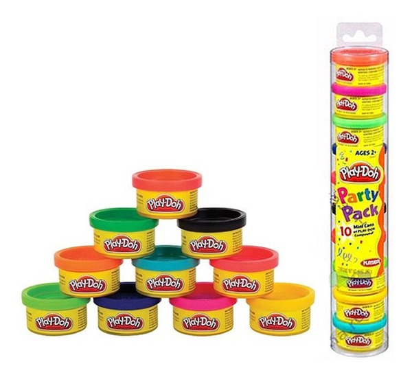 Пластилин Play-doh 10 банок цветной в тубе 22037477/22037148