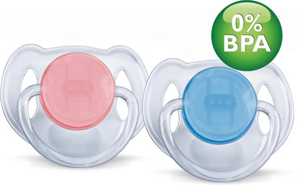 Пустышка Avent силиконовая Классика от 6-18 мес. (уп. 2 шт.)