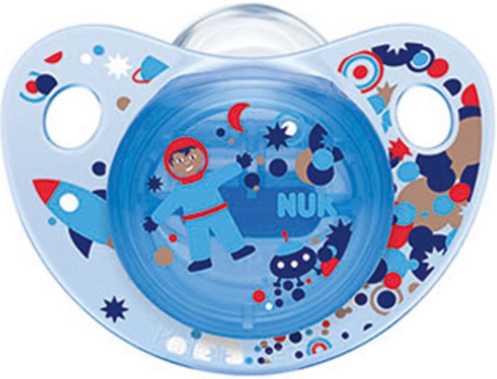 Пустышка Nuk Trendline Adore ортодонтическая силикон р. 3 с 18 мес