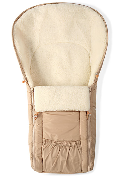 Конверт прогулочный ToyMart трансформер бежевый К103м