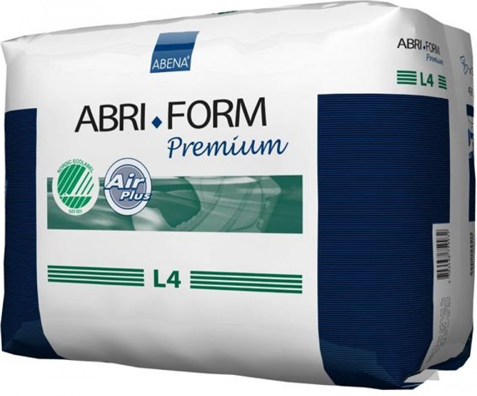 Подгузники Abena Abri-Form L4 объем 100-150 см впитываемость 4000 мл (12 шт) 00320