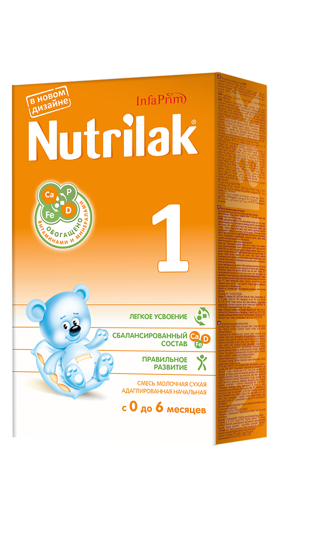 Молочная смесь Nutrilak 1 с 0-6 мес. 350 г
