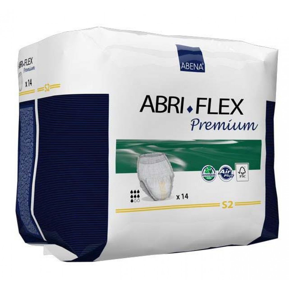Трусики Abena Abri-Flex S2 объем 60-90 см впитываемость 1900 мл (14 шт)