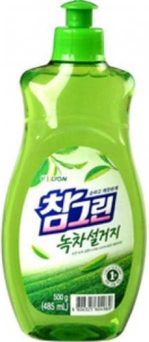 Средство для мытья посуды CJ Lion Chamgreen с ароматом зеленого чая флакон 480 мл 