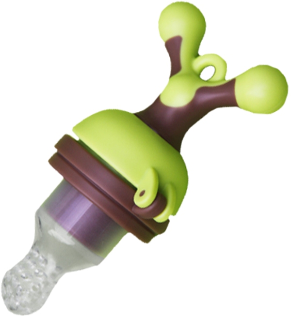 Ситечко для кормления детей Baby Blum силиконовое с ручкой от 6 месяцев