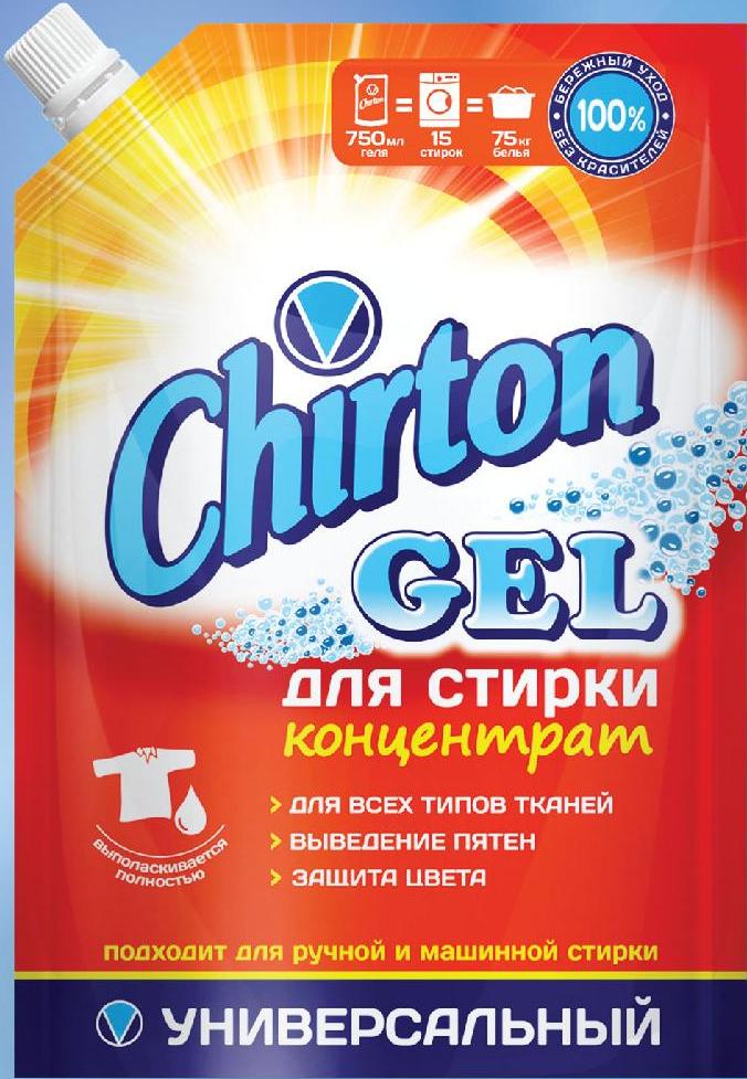 Гель для стирки Chirton концентрат "Универсальный" 750 мл (мягкая упаковка)