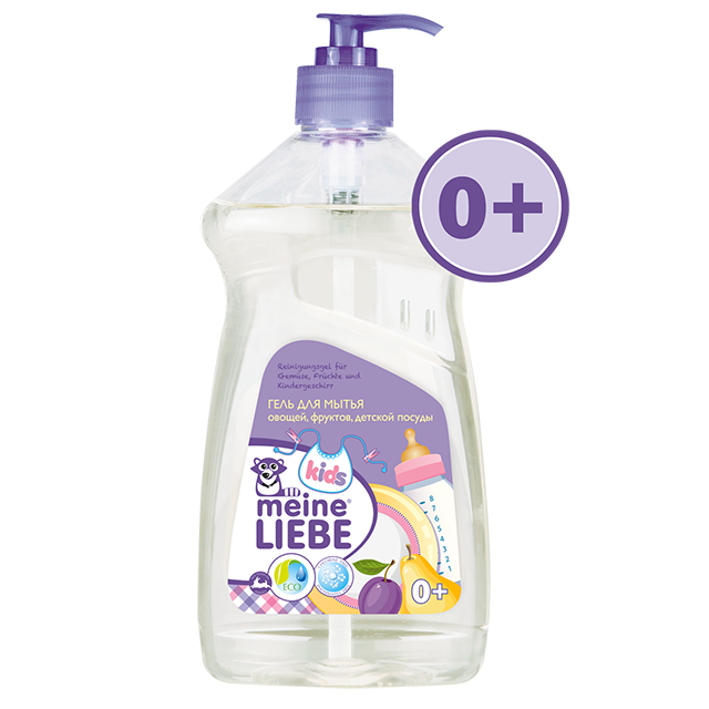 Гель для мытья овощей фруктов детской посуды и игрушек Meine Liebe 485 мл