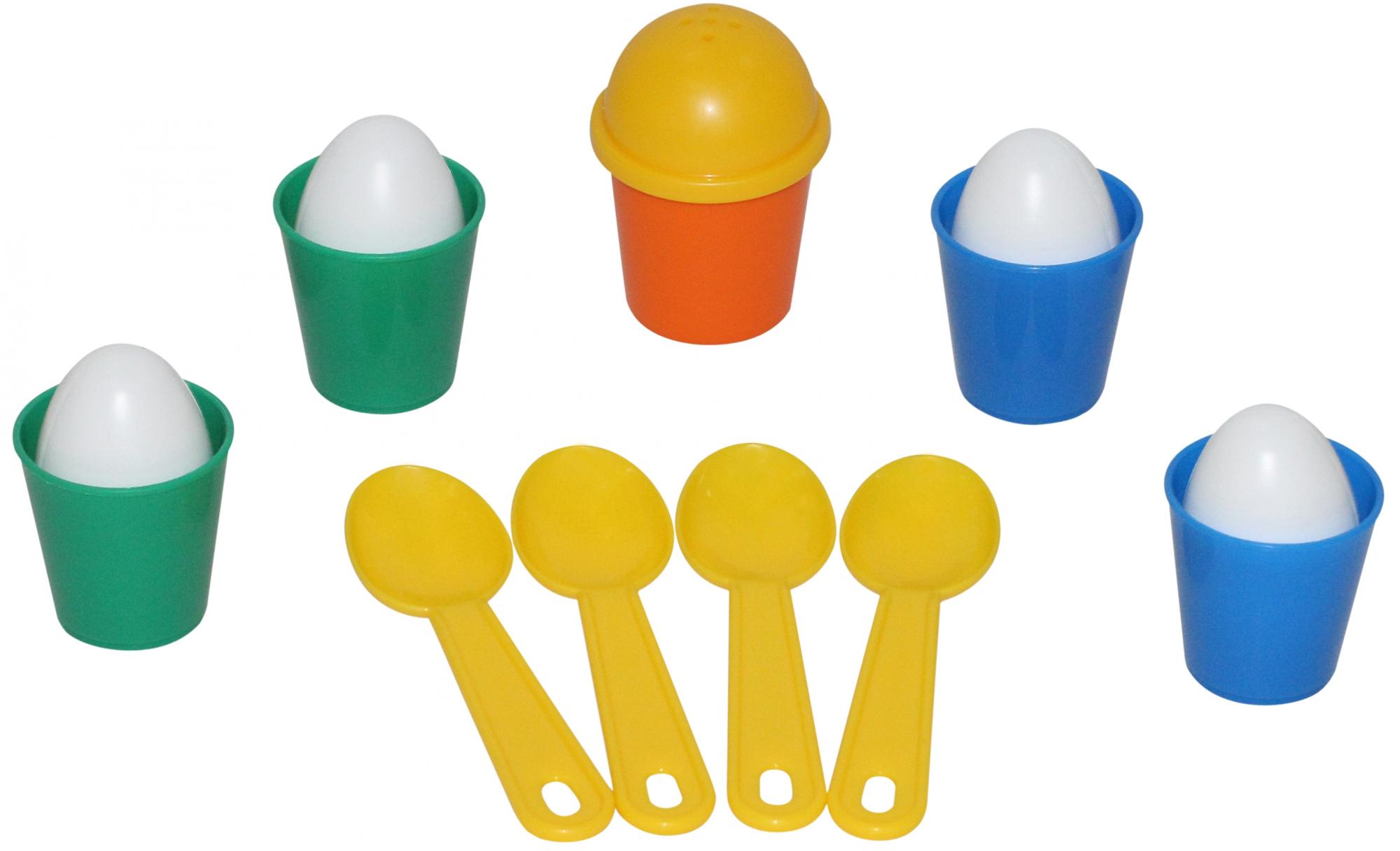 Игровой набор Полесье для завтрака (13 элементов) в сеточке 56078