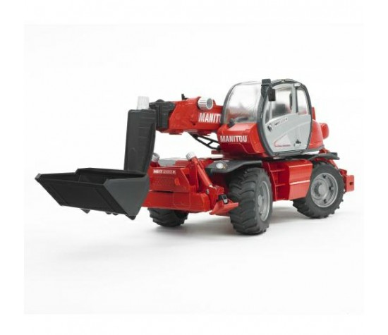 Игрушка Bruder Погрузчик колесный Manitou MRT 2150 с телескопическим ковшом 02-129