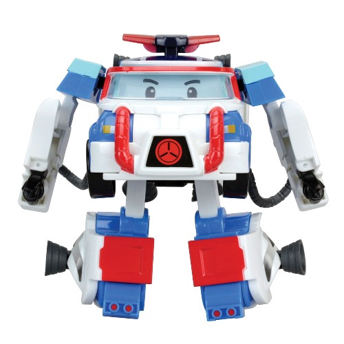 Игрушка Robocar Poli Поли трансформер 10 см + костюм астронавта 83311