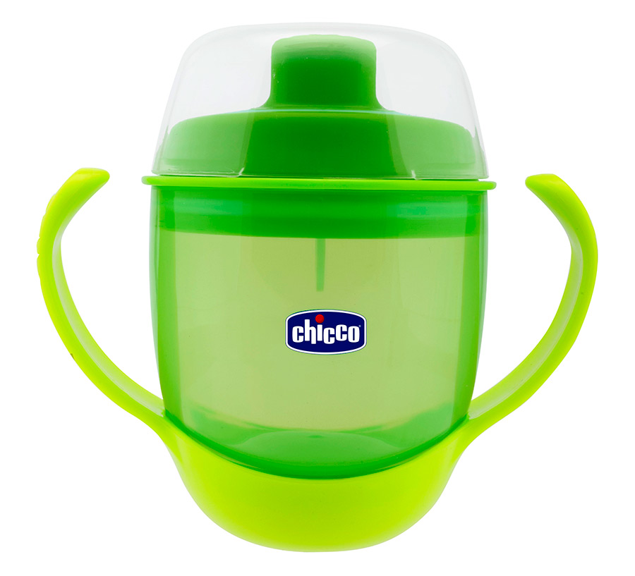 Чашка-поильник Chicco трансформер 3-в-1 "непроливайка" с 12 мес 180мл.