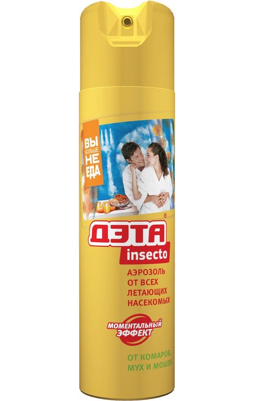Аэрозоль Дэта Insecto от всех летающих насекомых 300 мл с 5 лет
