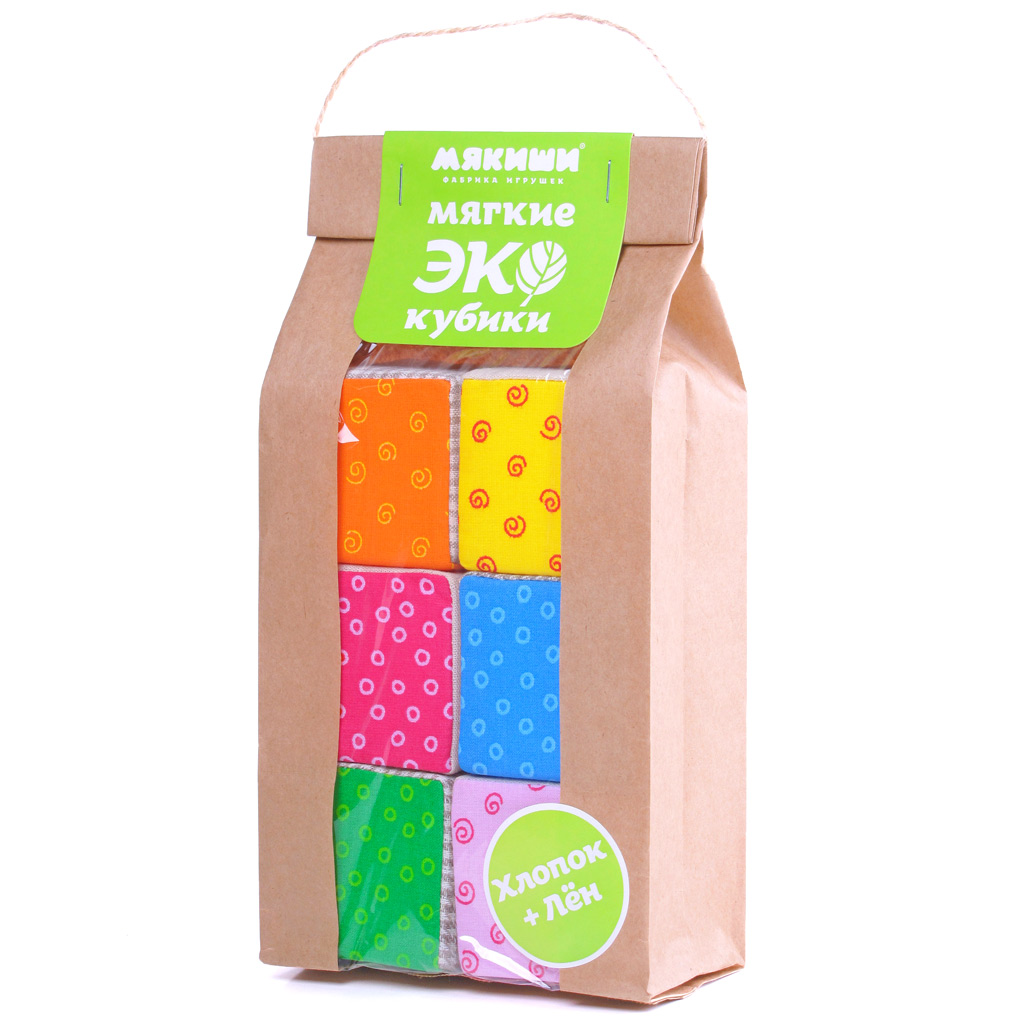 Игрушка Мякиши Кубики "Эко " 334