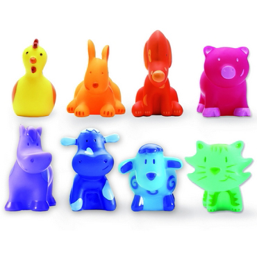 8 разноцветных животных Djeco 09115