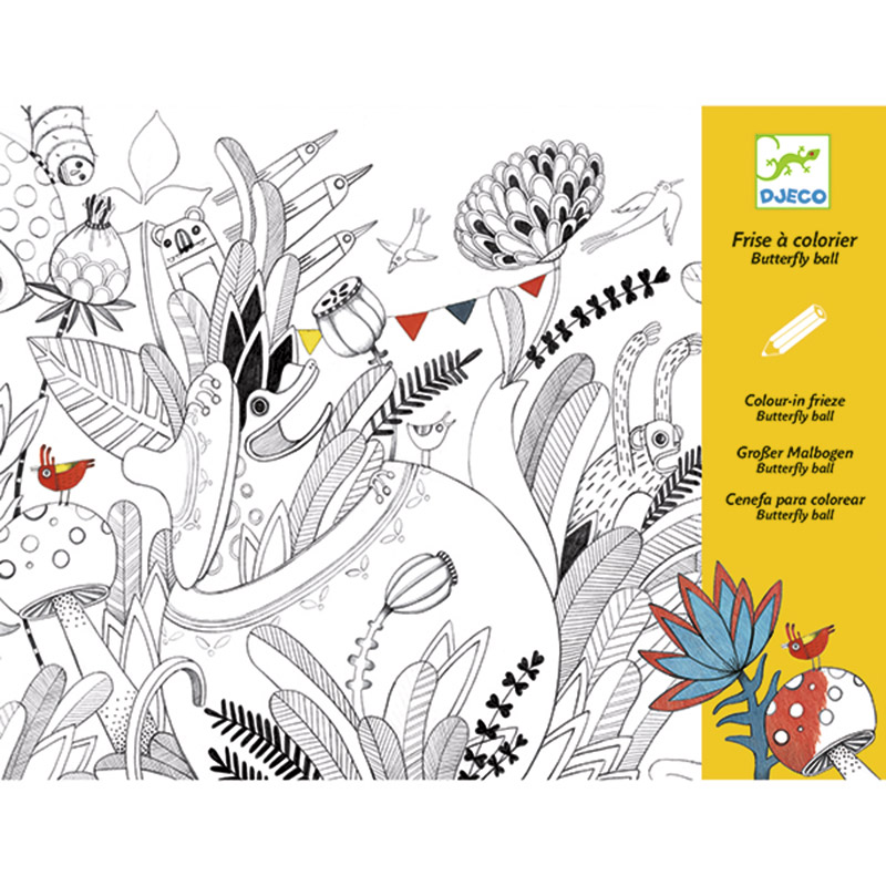 Раскраска Djeco Бал бабочек 126 м