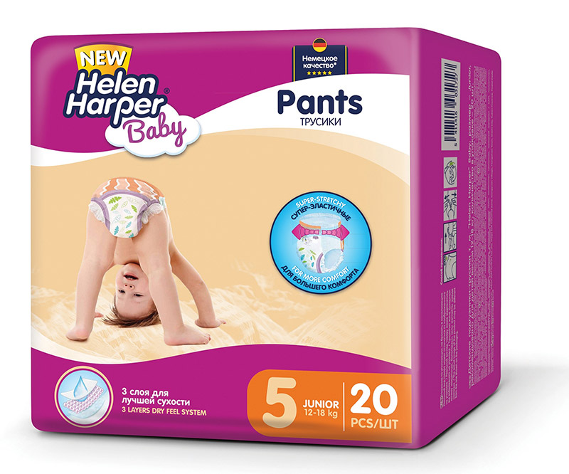 Трусики Helen Harper Baby junior (12-18 кг) 20 шт