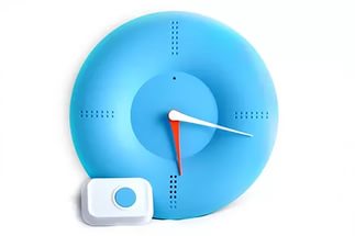 Часы - дверной звонок LeFutur  голубой LF19423