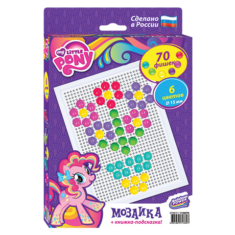 Мозаика Hasbro My Little Pony "Моя маленькая пони" 70 деталей