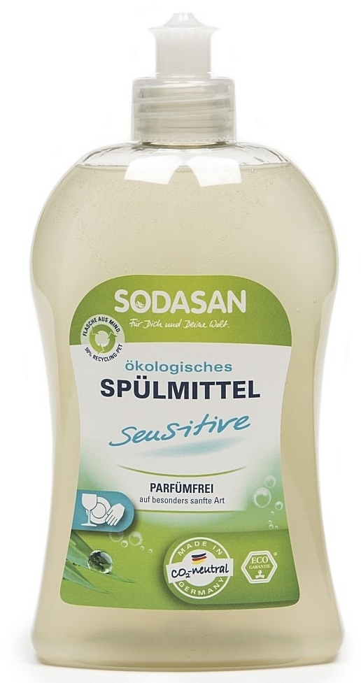Средство для мытья посуды Sodasan для чувствительной кожи 500 мл