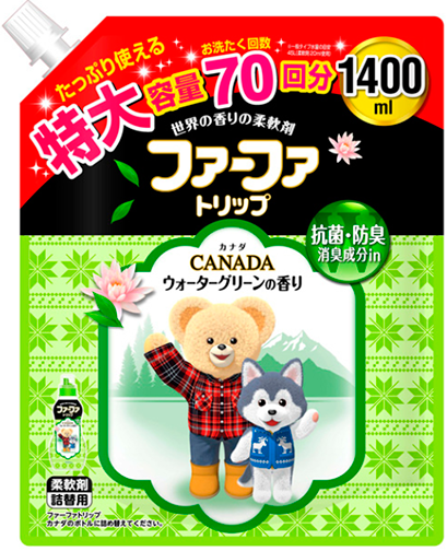 Кондиционер для детского белья Nissan «FaFa Канада» концентрированный, запасной блок, 1,4 л