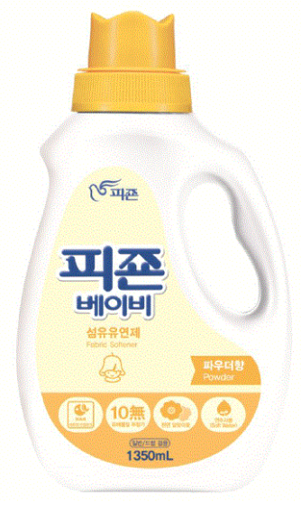 Кондиционер для детского белья Pigeon "Baby" c ароматом пудры, 1350 мл