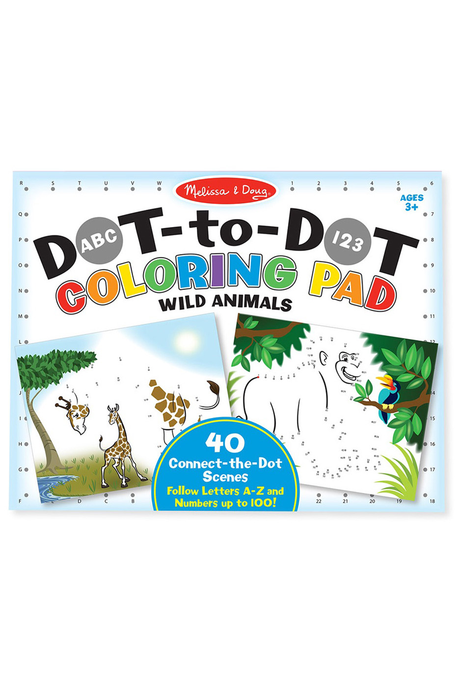 Раскраска Melissa&amp;Doug Животные по номерам