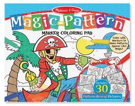 Раскраска Melissa&amp;Doug  по шаблону голубая