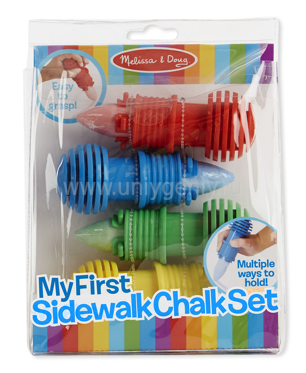 Набор мелков Melissa&amp;Doug 4 цвета с держателем