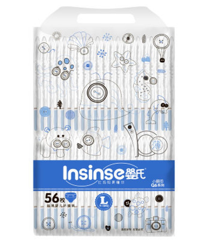 Подгузники Insinse Q5 размер L (9-13 кг) 56 шт