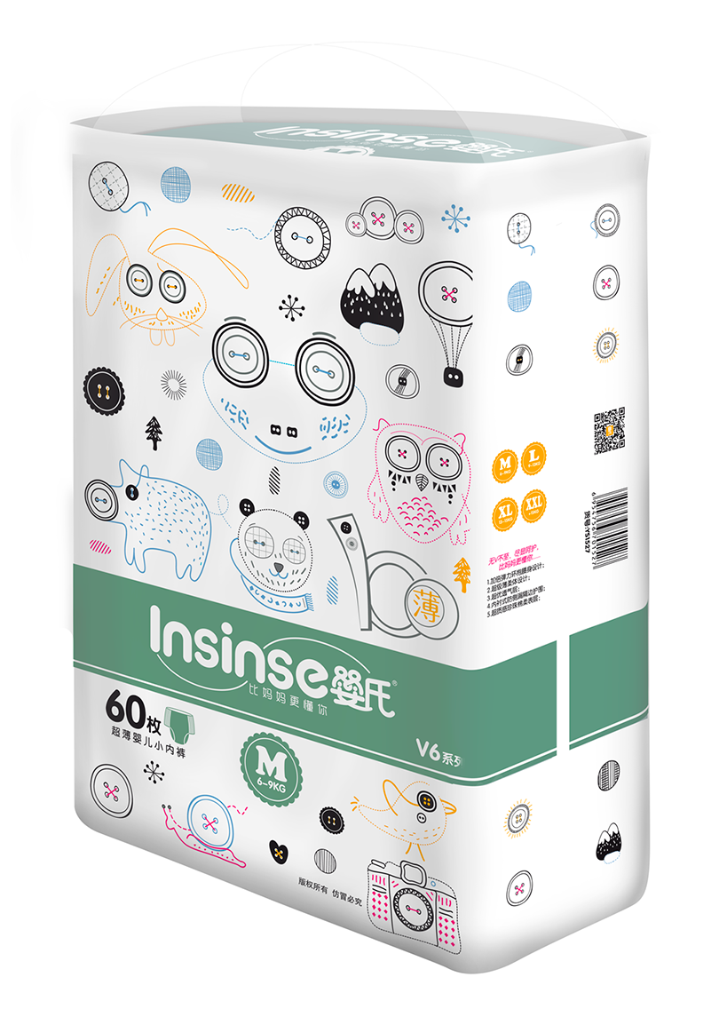 Трусики Insinse V5 размер M (6-9 кг) 60 шт