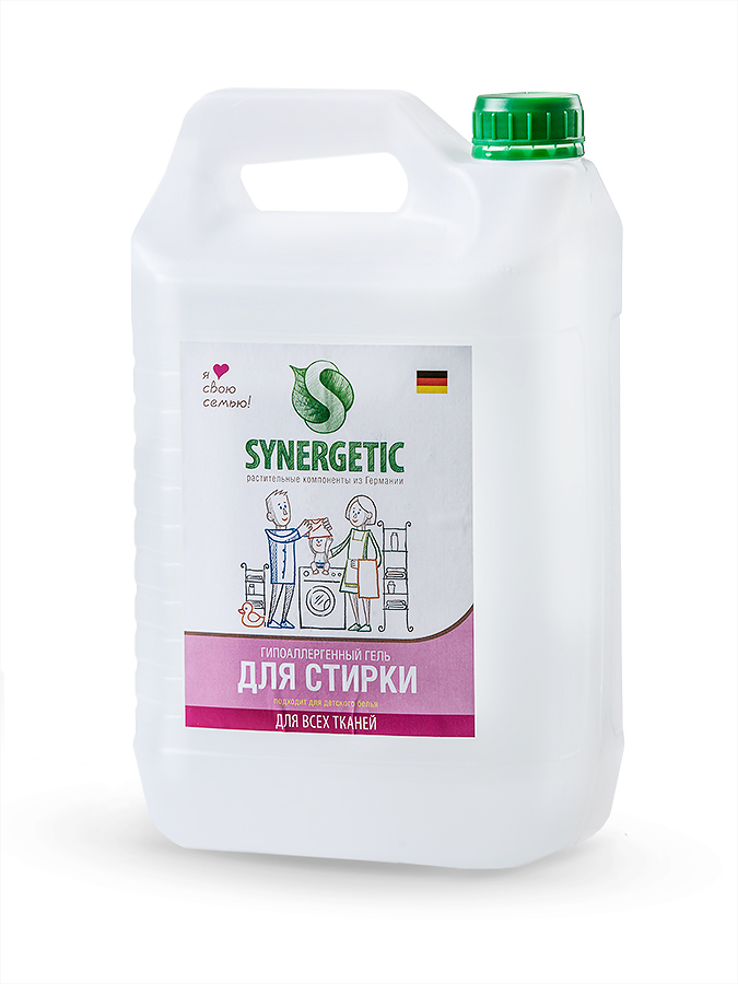 Гель для стирки белья Synergetic универсальный, 5 л