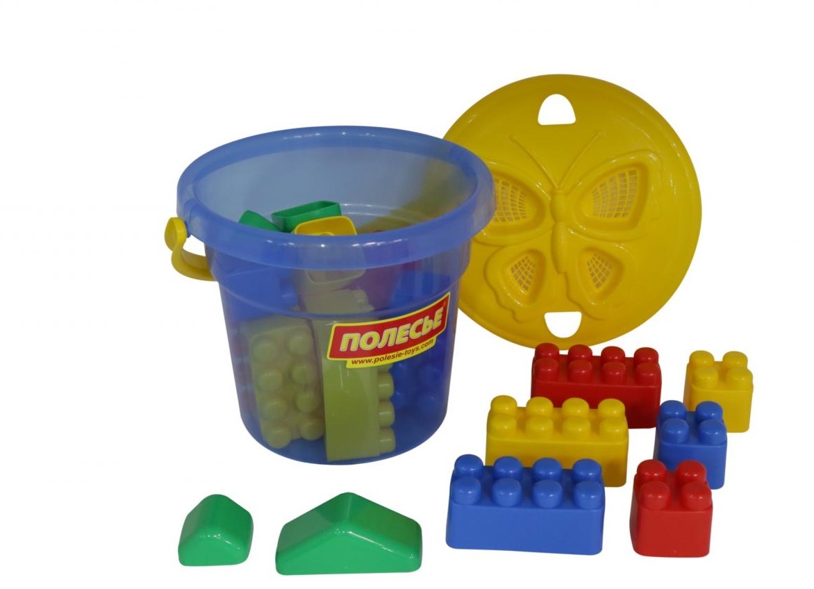 Конструктор Полесье Coloma "Беби" 22 элемента в ведре "Макси" 46864