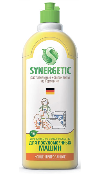 Средство концентрированное Synergetic для посудомоечных машин,  1 л