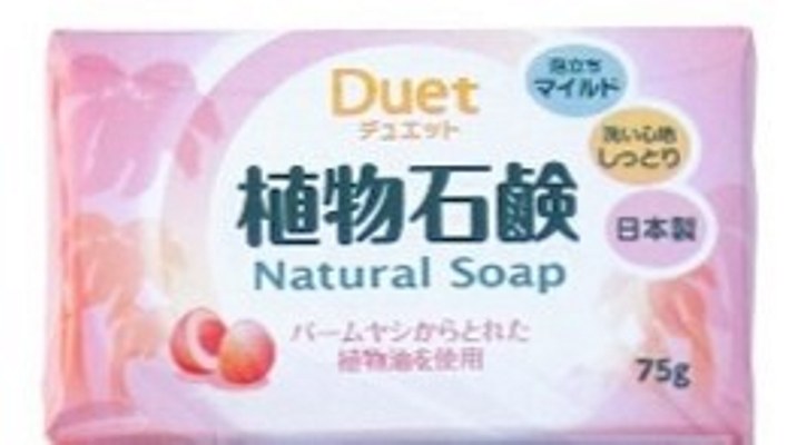 Натуральное туалетное мыло Daiichi Natural Soap на растит. компонентах с ароматом Персика 4*75г