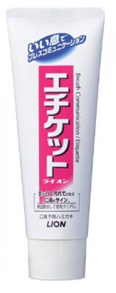Зубная паста Lion "Etiquette" для профилактики неприятного запаха изо рта 130 гр