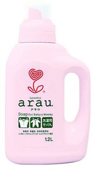 Жидкое средство для стирки Saraya Arau для мам и детей, флакон, 1200 мл