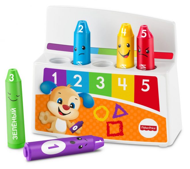 Карандаши Fisher-Price обучающие Смейся и учись