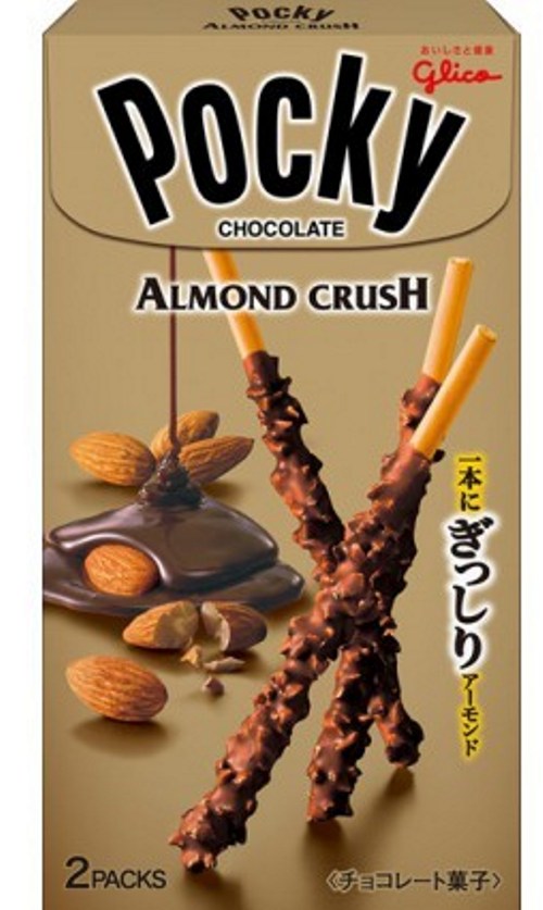 Печенье Glico Палочки Pocky в шоколаде, миндаль, 41 гр