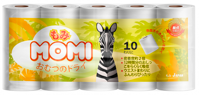 Туалетная бумага MOMI многослойная, 27 м, 10 рулонов