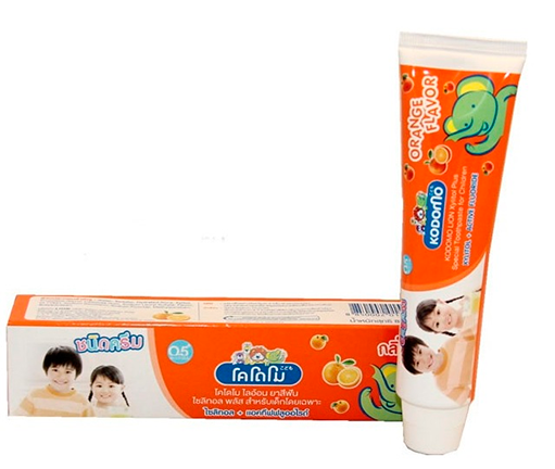 Детская зубная паста Kodomo Апельсин, с 6 мес, 80 гр