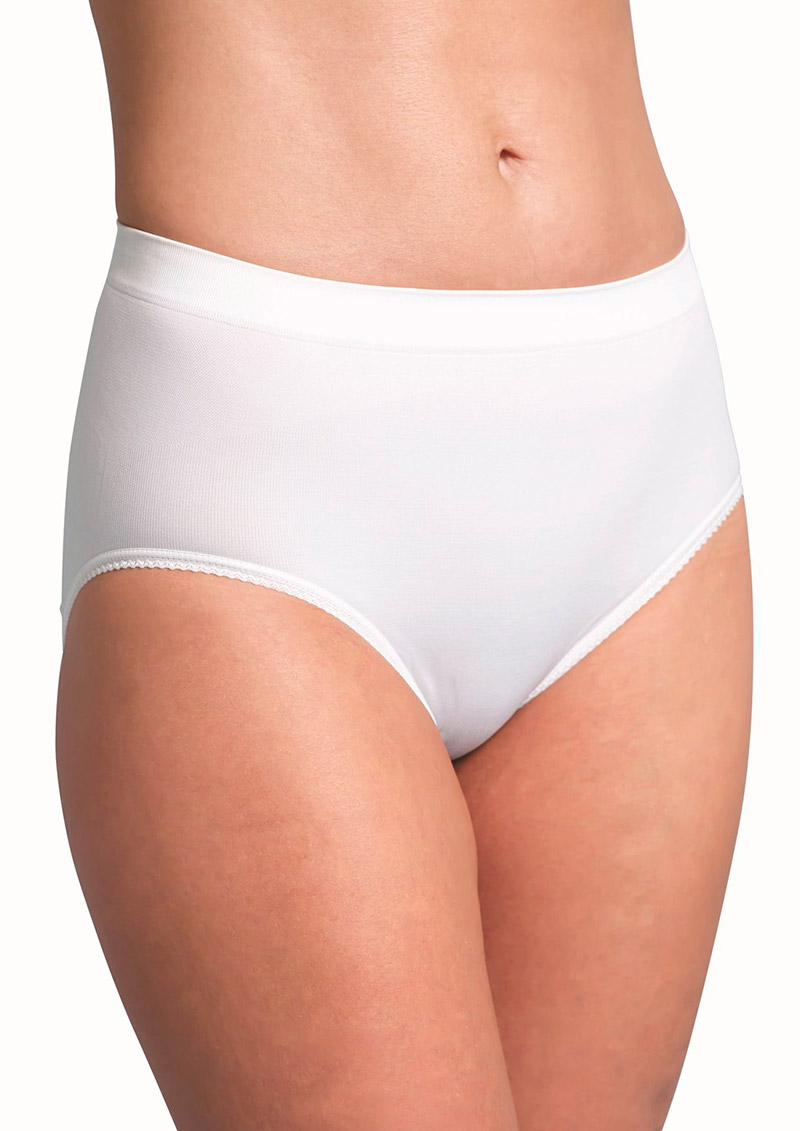 Бесшовные послеродовые утягивающие трусики Carriwell, белый S 4750