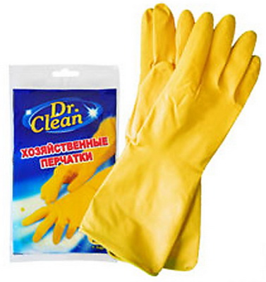 Резиновые перчатки Dr.Clean, размер XL