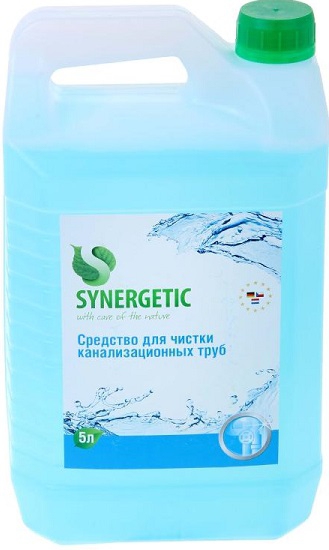 Средство Synergetic для чистки и профилактики засоров в трубах 