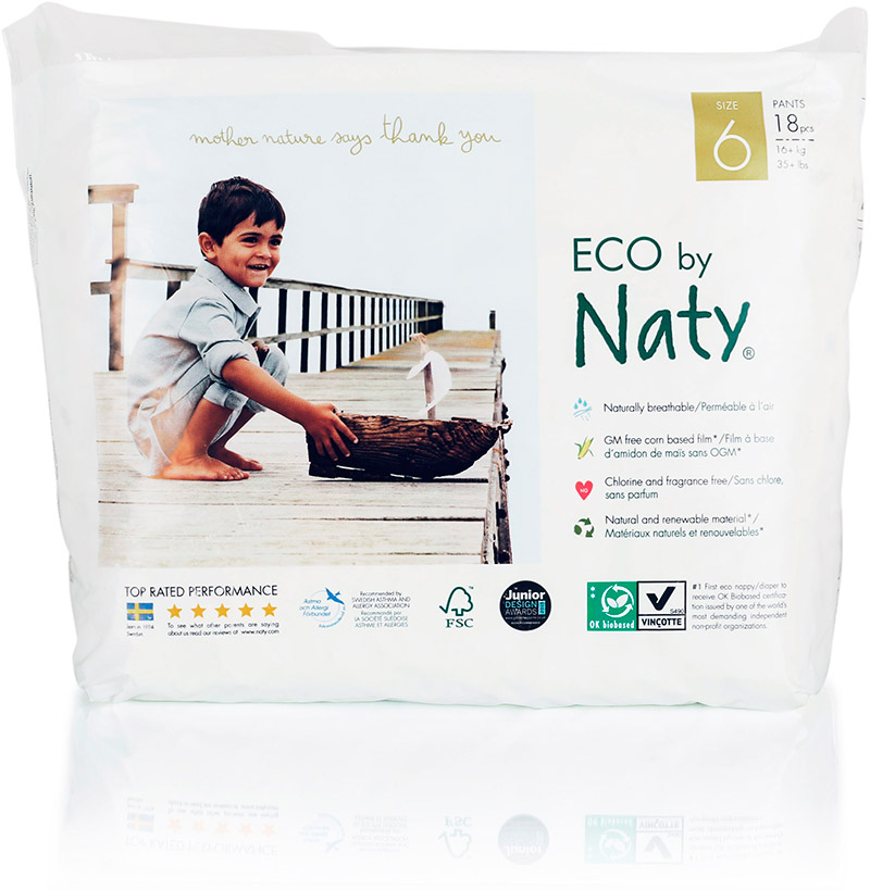 Трусики Naty размер 6 (16+ кг) 18 шт