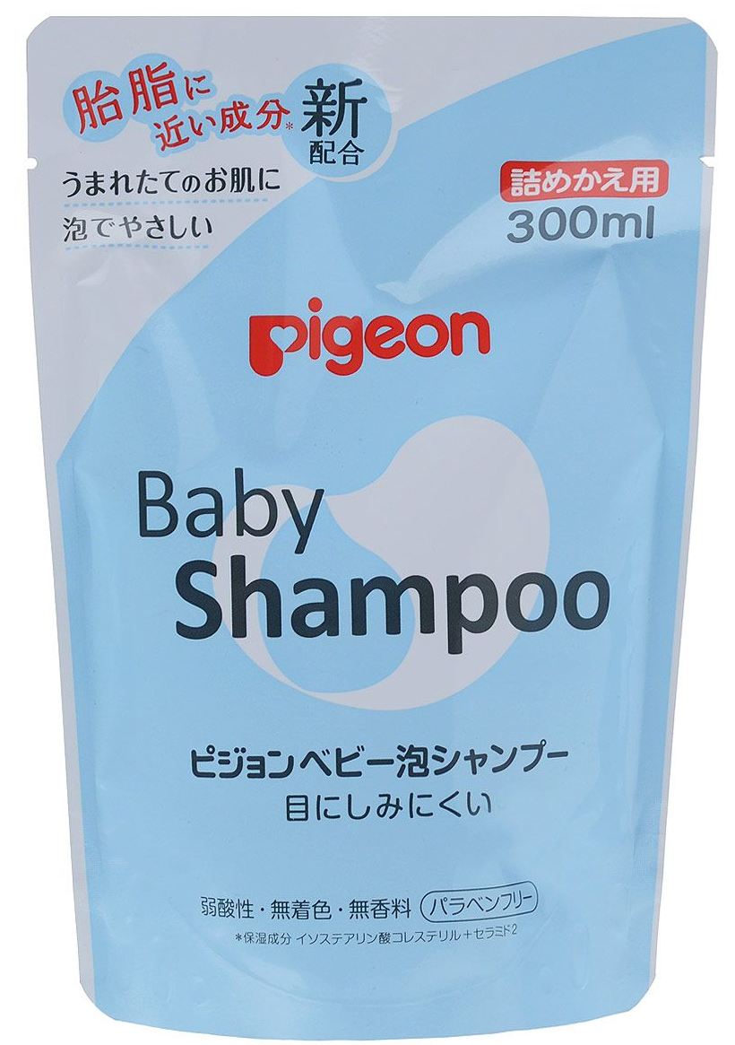 Шампунь-пенка для младенцев Pigeon сменный блок 300 мл