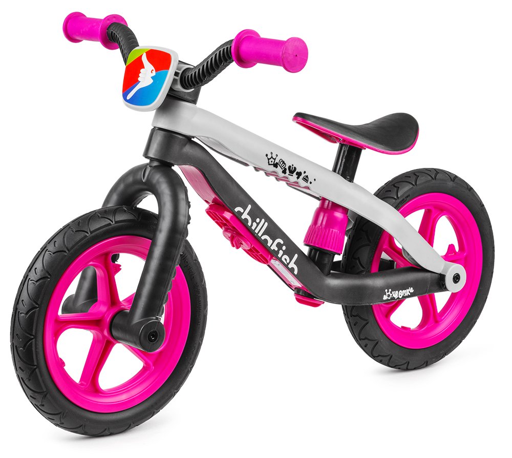 Легкий детский беговел в стиле трюкового Chillafish BMXie-RS (Бээмыкси) (розовый) 358912  