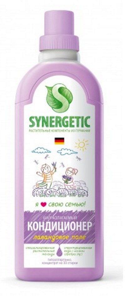 Кондиционер для белья Synergetic Лавандовое поле, 1 л