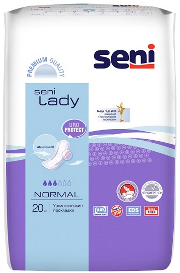 Урологические прокладки для женщин Seni Lady normal, 20 шт